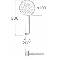 Душевая лейка Roca Stella 5B9B03C07