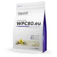 Протеин сывороточный (концентрат) OstroVit Standard WPC80.eu (900 г, ваниль)