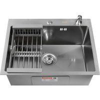 Кухонная мойка ARFEKA ECO AR мойка 600*500, коландер, дозатор SATIN DECOR