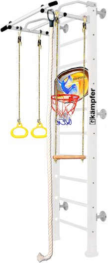 

Детский спортивный комплекс Kampfer Helena Wall Basketball Shield №6 (стандарт, жемчуж./белый антик)