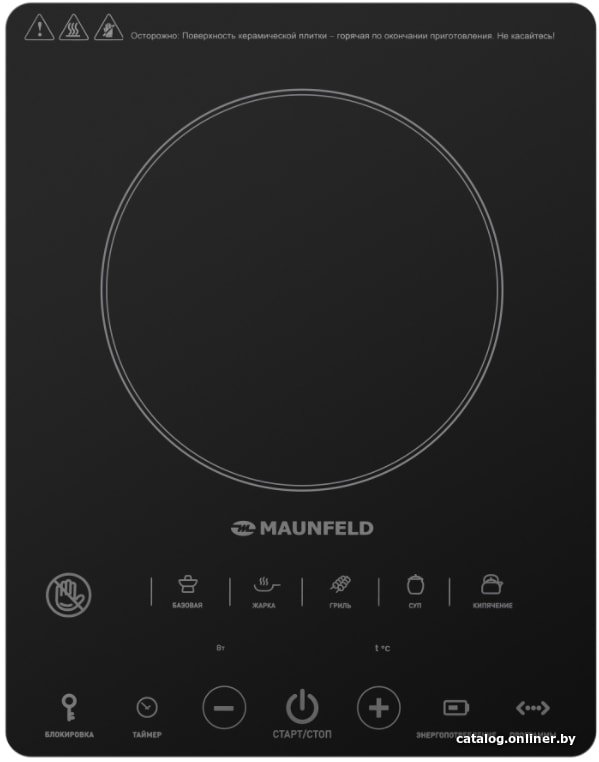 Настольная плита MAUNFELD EVCE.F291-BK