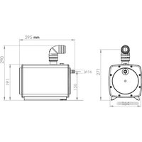 Канализационная установка SFA Sanifloor 1 (для кафельного покрытия) в Пинске