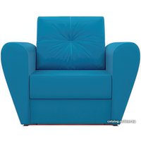Кресло-кровать Мебель-АРС Квартет (рогожка, синий)