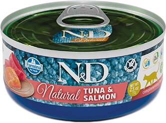 

Консервированный корм для кошек Farmina N&D Natural Tuna & Salmon (с тунцом и лососем) 70 г