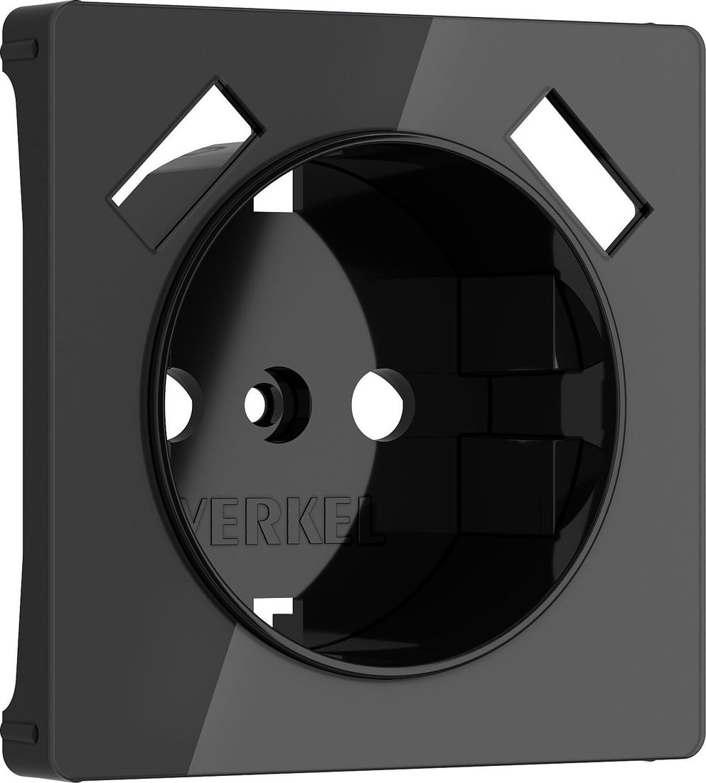 Накладка для USB розетки Werkel W1179548 (черный акрил)