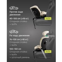 Детское автокресло Happy Baby Kidster isofix (milky)