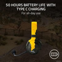 Наушники Razer Barracuda X PUBG: Battlegrounds Edition (черный/желтый)