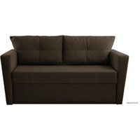 Диван Brioli Пино К двухместный (рогожка, J5 коричневый)