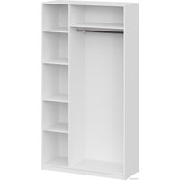Шкаф распашной NN мебель ШК 5 1200 00-00111103 (белый текстурный) в Солигорске