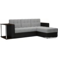 Угловой диван Мебель-АРС Атланта (рогожка серый)