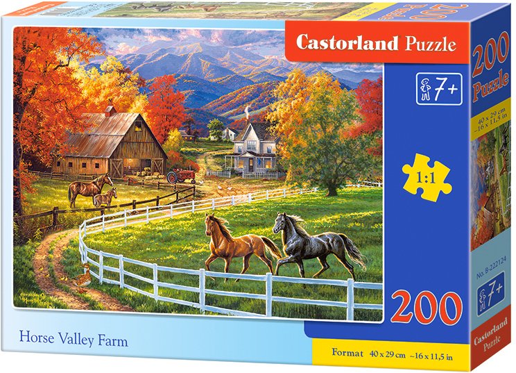 

Пазл Castorland Лошадиная ферма B-222124