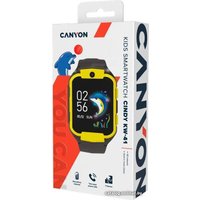 Детские умные часы Canyon Cindy KW-41 (желтый/черный)