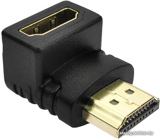 Адаптер USBTOP HDMI M - HDMI F угловой
