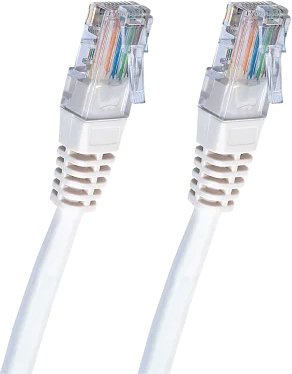 Perfeo RJ-45 - RJ-45 P6001 (0.5 м, белый)