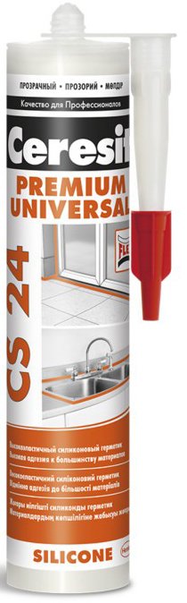 

Герметик Ceresit Universal CS 24 (280 мл, прозрачный)
