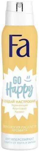 Дезодорант-спрей Fa Go Happy Создай настроение 150 мл