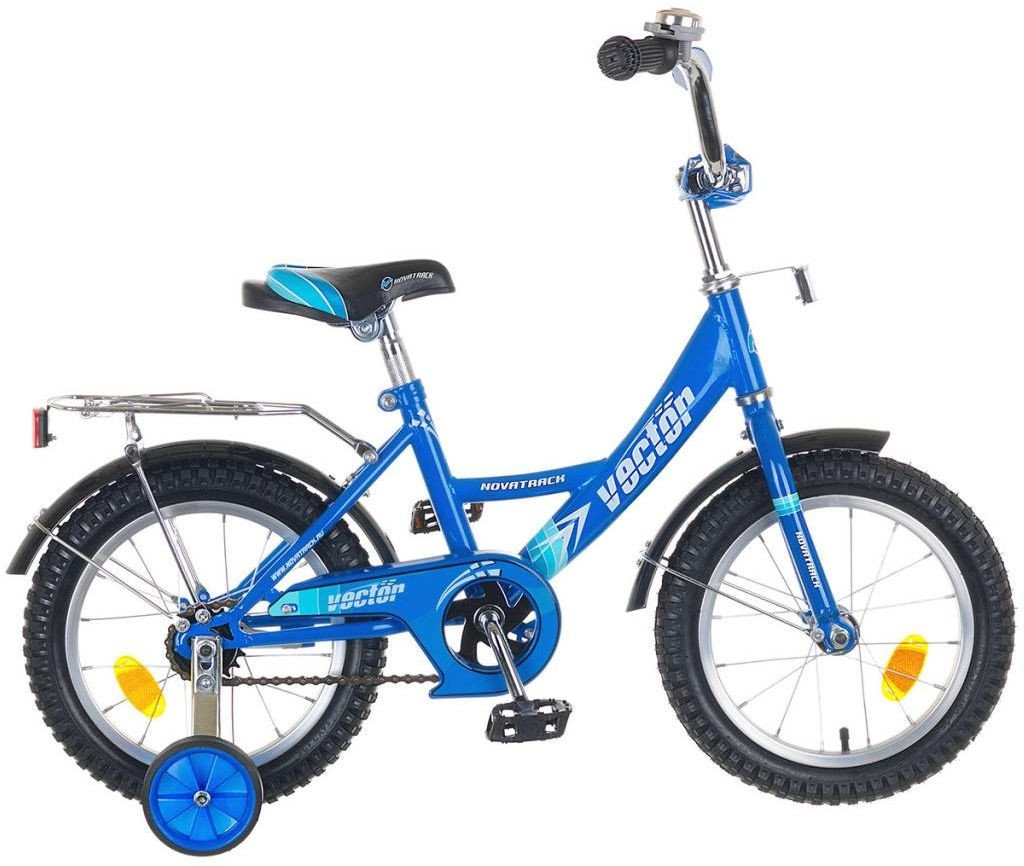 Детский велосипед Novatrack Vector 14 143VECTOR.BL5 (синий, разобранный)
