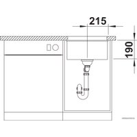 Кухонная мойка Blanco Rotan 400-U 521334 (белый)