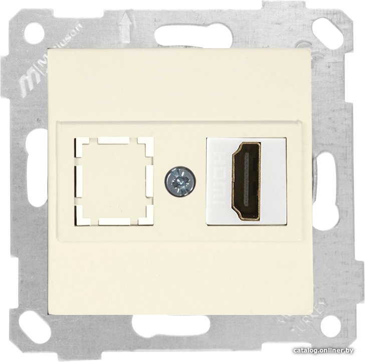 Розетка HDMI Mutlusan Rita 2200-457-0102 (слоновая кость)