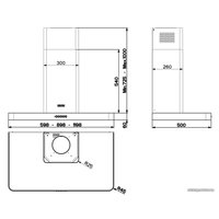 Кухонная вытяжка Faber T-Light EV8P WH Matt A120