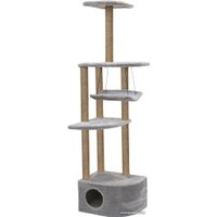 Комплекс Чип Башня угловая 8370сер (джут, серый)