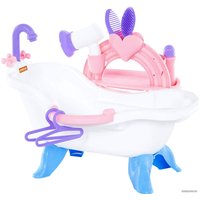 Ванночка для кукол Полесье №3 с аксессуарами 47267 (в пакете)
