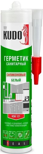 Герметик Kudo Санитарный KSK-121 280 мл (белый)