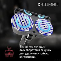 Вертикальный пылесос с влажной уборкой Tefal X-Combo GF3039WO