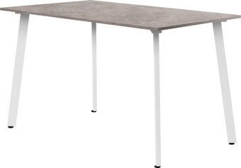 Millwood Шанхай Л18 120x70х75 (бетон/металл белый)