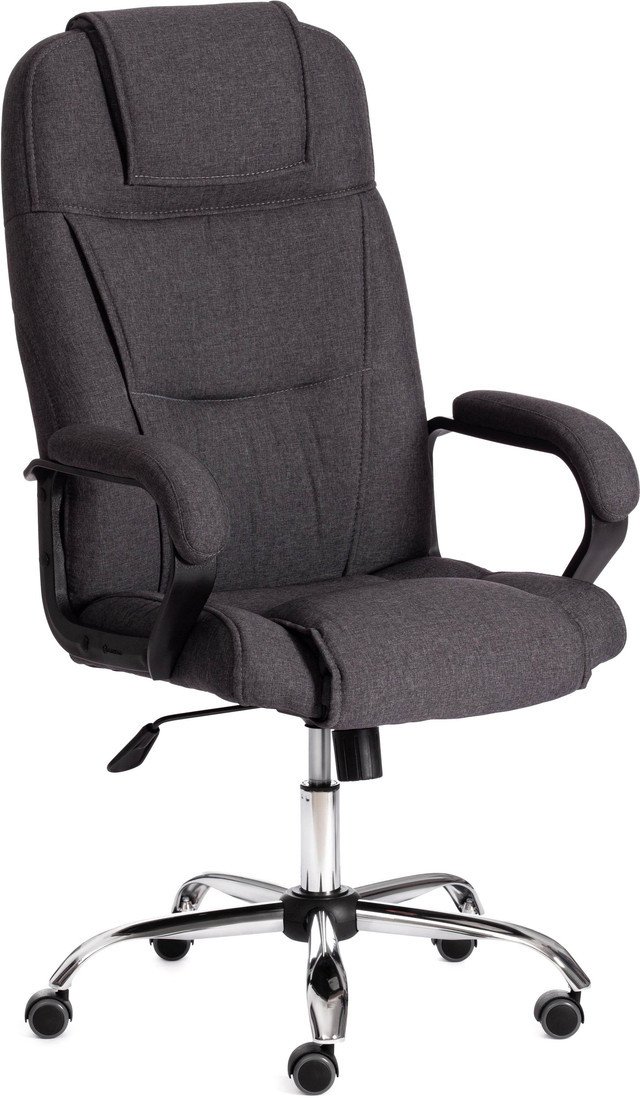 

Офисное кресло TetChair Bergamo (ткань, хром 22/темно-серый F68)