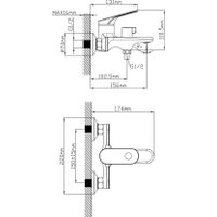 Смеситель Econoce D35 710 EC0712BL (черный)