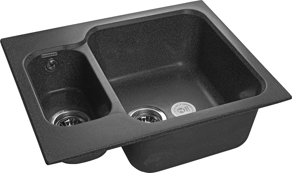 

Кухонная мойка GranFest GF-S615K (графит)