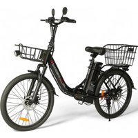 Электровелосипед SameBike City Master MY-E04 (черный, разобранный, в коробке)