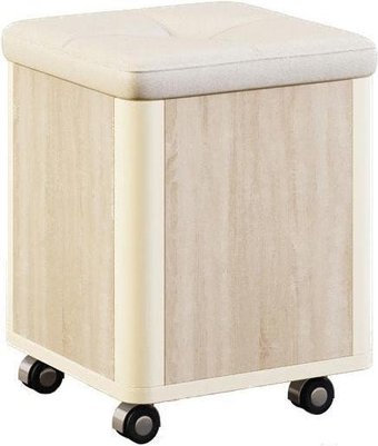 Пуфик МСТ. Мебель Оливия №8 (дуб сонома светлый)