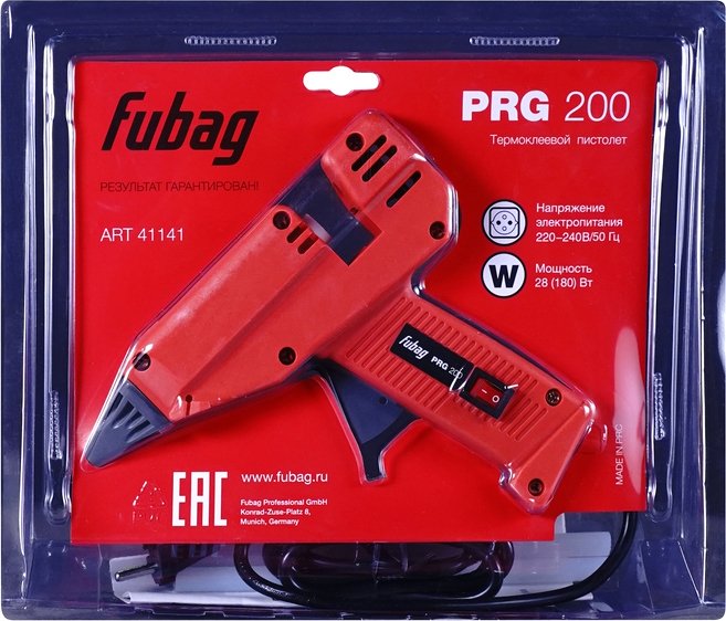 

Термоклеевой пистолет Fubag PRG 200