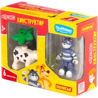 Конструктор Полесье Макси Простоквашино. Матроскин с коровой Муркой 23333