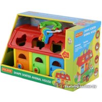 Сортер Полесье Домик для зверей (в коробке)