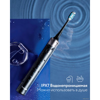 Электрическая зубная щетка Fairywill P80 (черный, 8 насадок)
