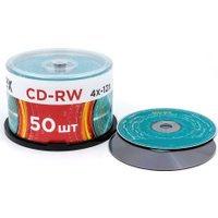 CD-RW диск Mirex 700Mb 12х UL121002A8B (50 шт.)