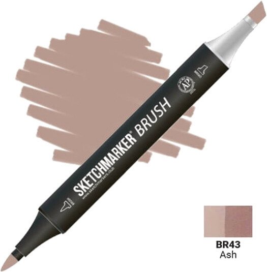

Маркер художественный Sketchmarker Brush Двусторонний BR43 SMB-BR43 (ясень)