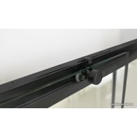 Стеклянная шторка для ванны RGW Leipzig LE-12B 34121216-14 (черный/прозрачное стекло)