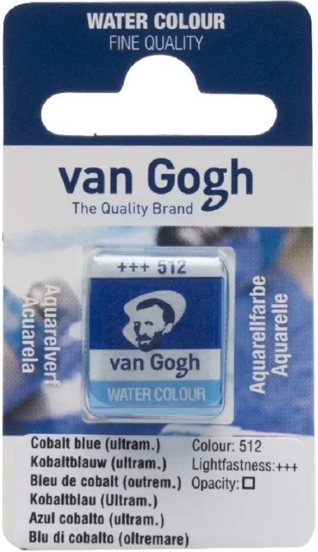 

Акварельная краска Van Gogh 512 20865121 (кобальт синий ультрамариновый)