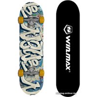 Скейтборд WIN.MAX WME05015Z2 (graffity white)