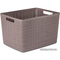 Корзина Curver Jute L20 01907-J28-01 (темно-фиолетовый)