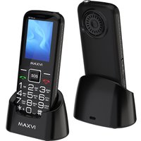 Кнопочный телефон Maxvi B21ds Up (черный)