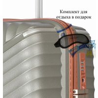 Чемодан-спиннер L'Case Seoul-L 115 л (темно-серый)