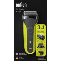 Электробритва Braun Series 3 Shave&Style 300BT (зеленый)