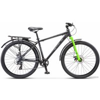 Велосипед Stels Navigator 700 MD 27.5 р.17.5 Z010 Курьер 2024 (разобранный, черный матовый)