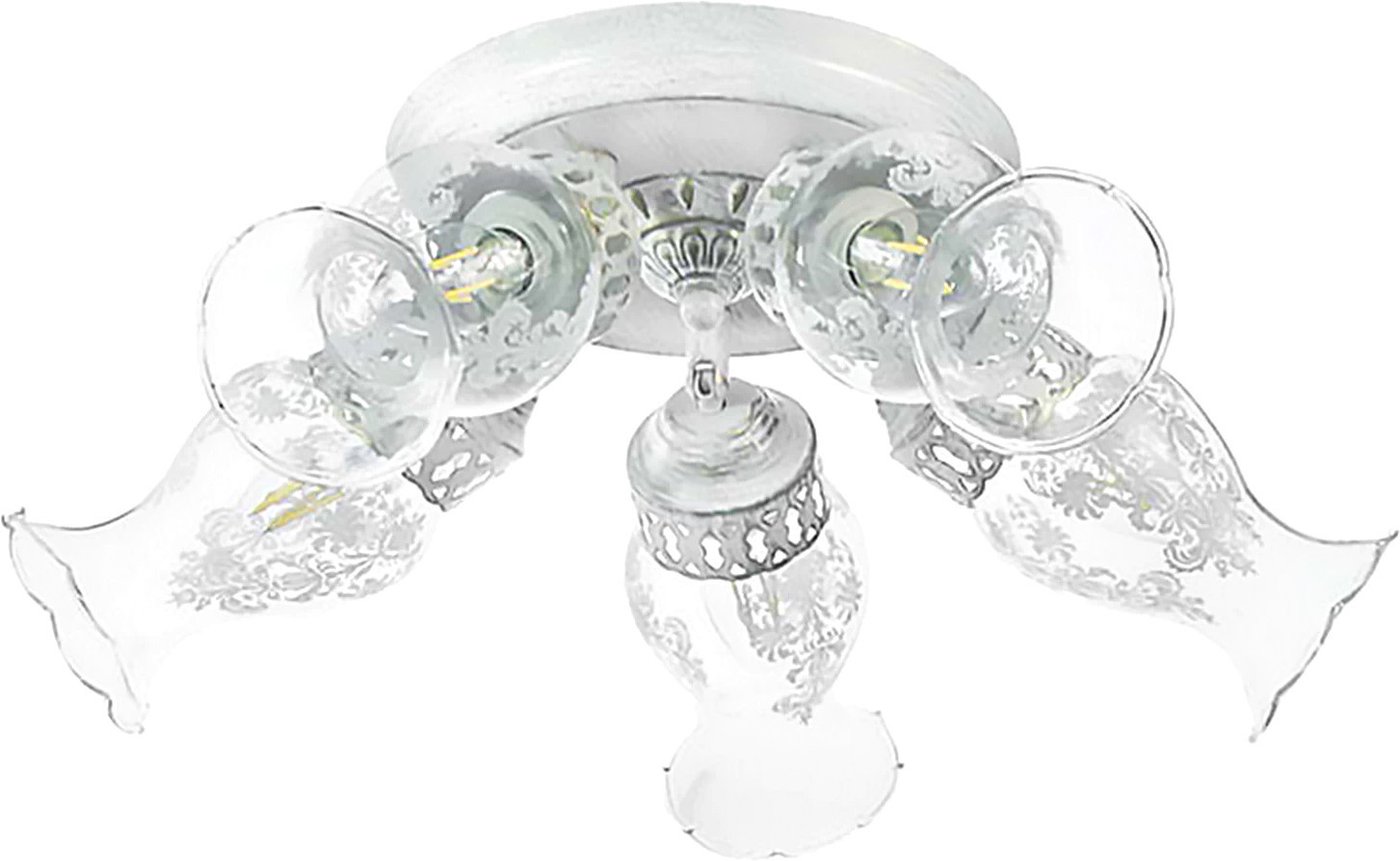 

Припотолочная люстра Aitin Pro GH90670/5 белый/золотая патина