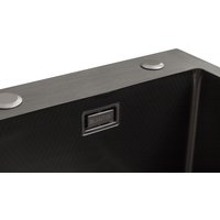 Кухонная мойка Blantek LS-5848HN Honeycomb Nano black